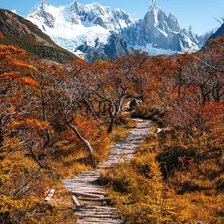 Схема вышивки «Предгорье в Гималаях»