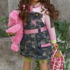 Схема вышивки «РОЗОВЫЙ МИШКА»