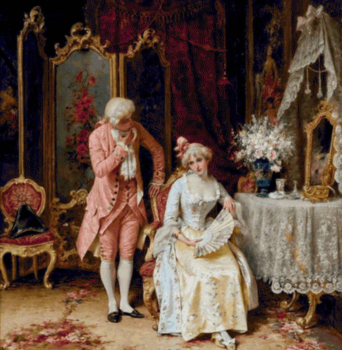 La pareja - paisaje - предпросмотр