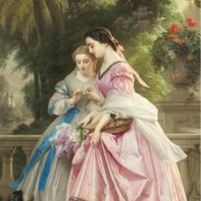 Схема вышивки «Amigas»