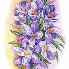Схема вышивки «Цветы»