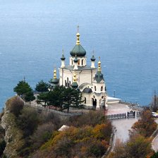 Схема вышивки «ФОРОСКАЯ ЦЕРКОВЬ 2»