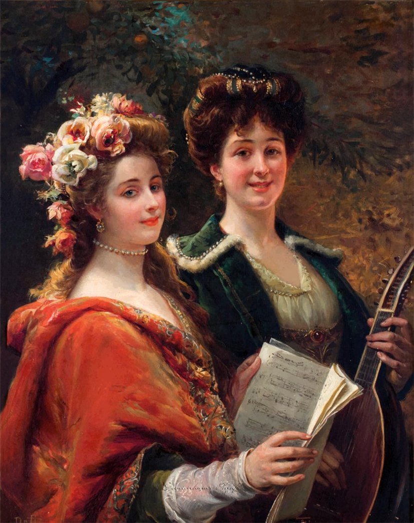 Die Damen - портрет - оригинал