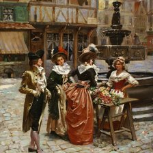 Схема вышивки «In der Stadt»