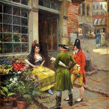 Схема вышивки «In der Stadt»