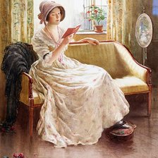 Схема вышивки «Am Fenster»