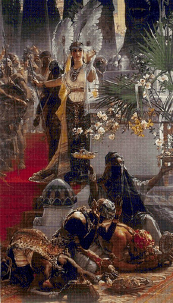 ЮЛИЙ ИОГАНН ФЕРДИНАНД КРОНБЕРГ. ЦАРИЦА САФСКАЯ - картины, люди - предпросмотр