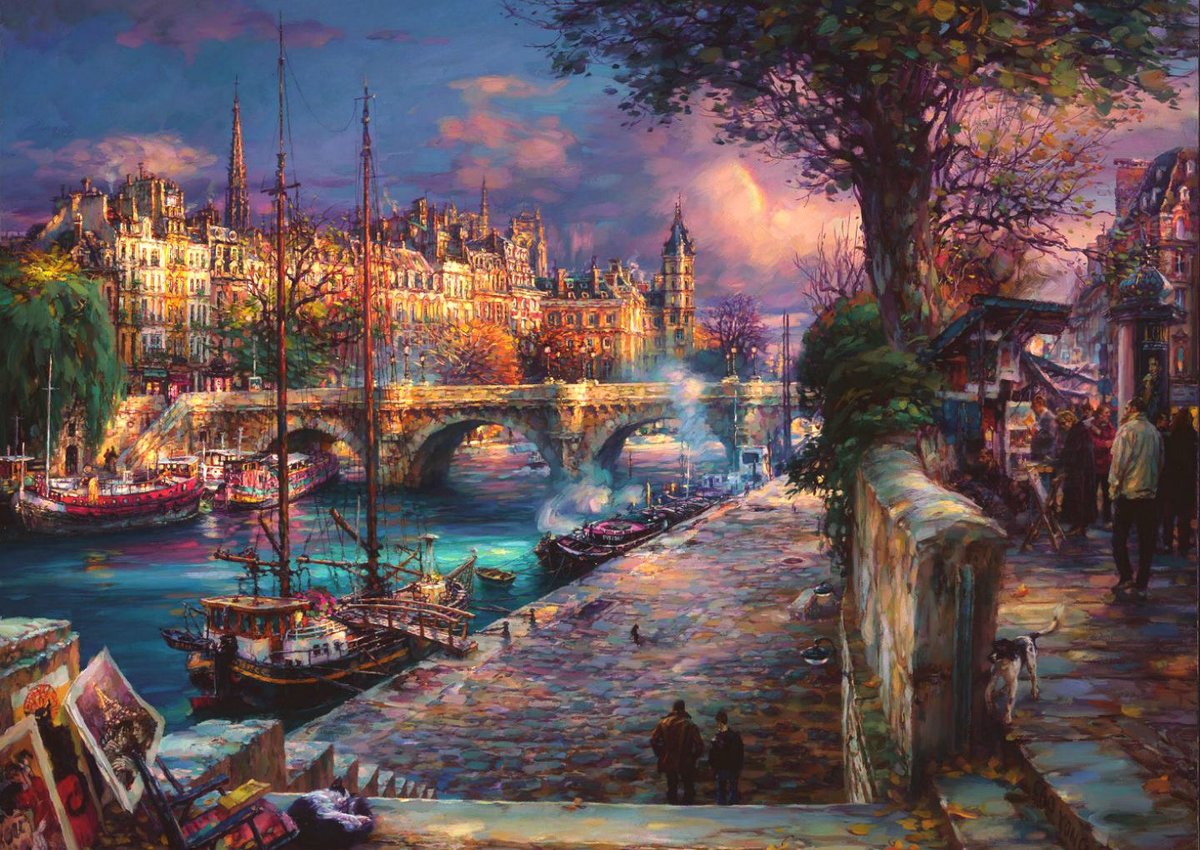 ЦАО ЮН. БЕРЕГА СЕНЫ - пейзажи - оригинал