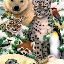 Схема вышивки «животные»