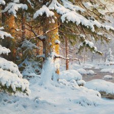 Схема вышивки «вечер»