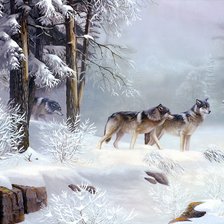 Схема вышивки «вечер»