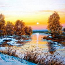 Оригинал схемы вышивки «закат» (№2291862)