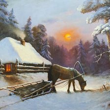 Оригинал схемы вышивки «закат» (№2291870)