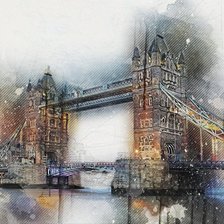 Схема вышивки «Лондон»