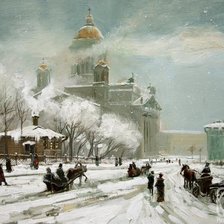 Схема вышивки «старый питер худ. М. Павлова»