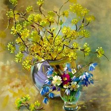 Схема вышивки «Цветы»