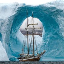 Схема вышивки «корабль»