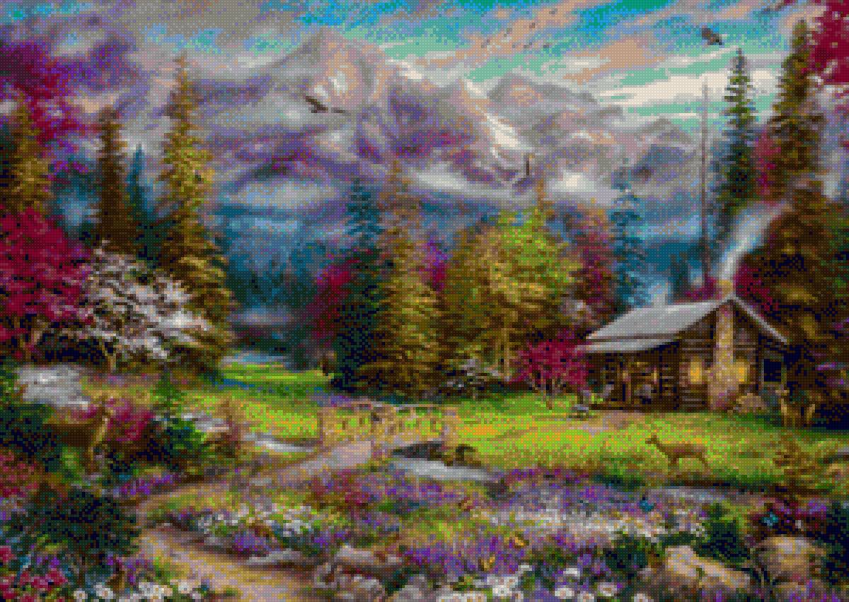 Colors of Spring - chuck pinson, painting, landscape - предпросмотр