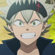 Схема вышивки «Аста (Чёрный клевер)»