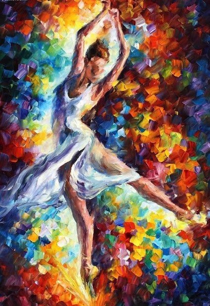 Candle Fire Dance - leonid afremov, dance - оригинал