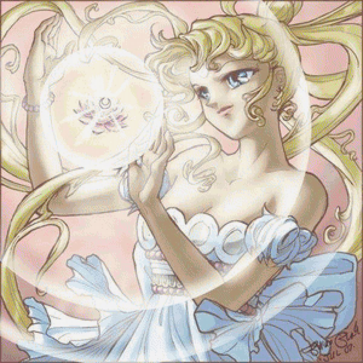 Серебренный кристалл - сейлор мун. луна в матроске. серинити. - предпросмотр