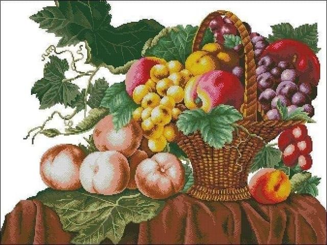 Still Life with Fruits - fruits, painting - оригинал