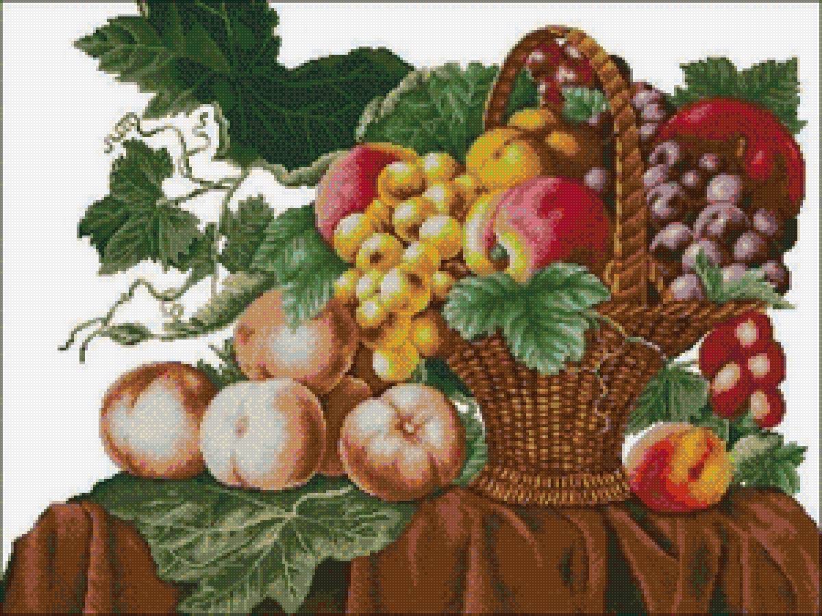 Still Life with Fruits - painting, fruits - предпросмотр