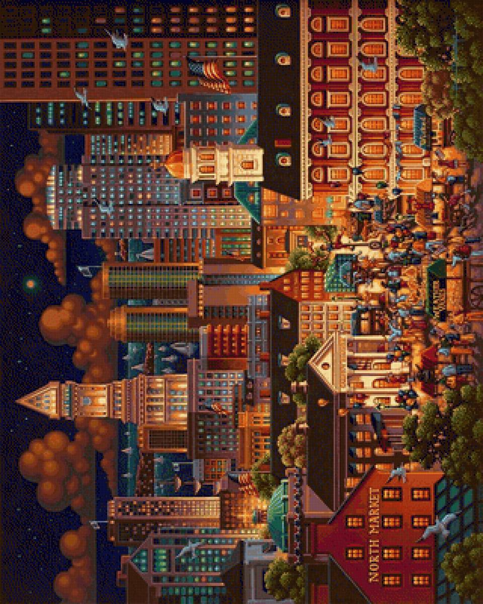 ЭРИК ДАУДЛ. БОСТОНСКИЙ РЫНОК - города - предпросмотр