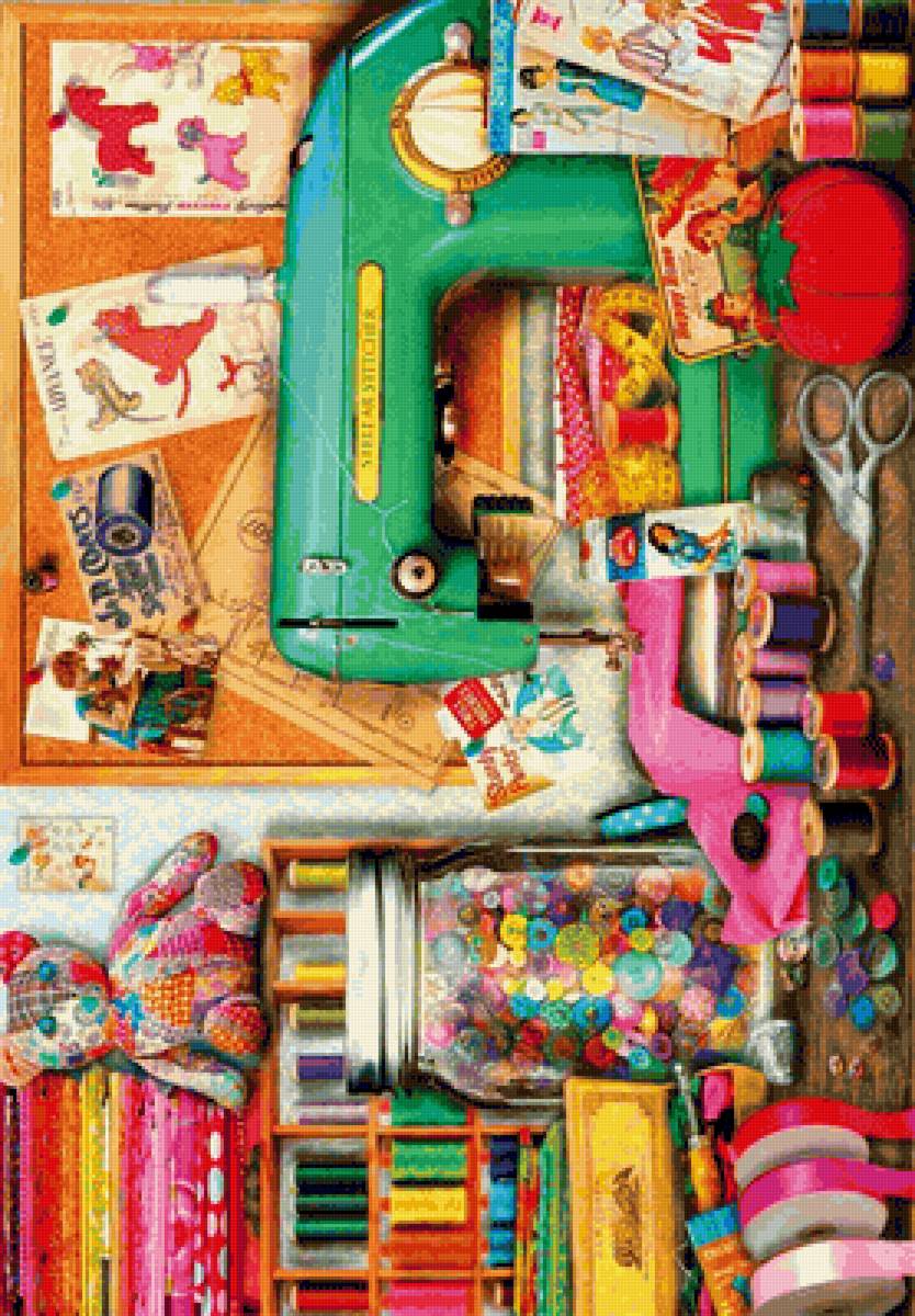 ЭЙМИ СТЮАРТ. ШВЕЙНЫЙ УГОЛОК - интерьер - предпросмотр