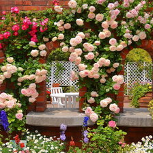 Схема вышивки «сад»