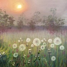 Схема вышивки «вечер»