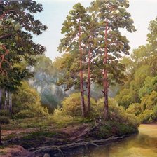 Схема вышивки «вечер»