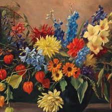 Схема вышивки «букет»