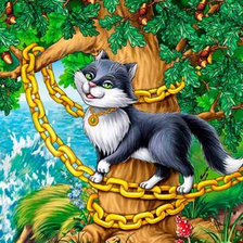 Схема вышивки «У лукоморья»