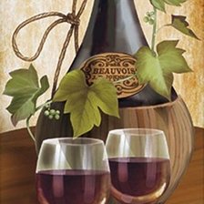 Схема вышивки «Copas y vino»