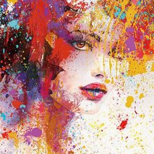 Схема вышивки «Портрет»