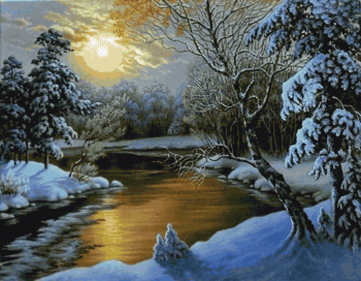 зимний пейзаж 2 - denecs - предпросмотр