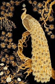 Golden Peacock - peacock - оригинал