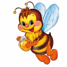 Схема вышивки «Веселая пчелка»