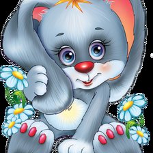 Схема вышивки «Зайка»