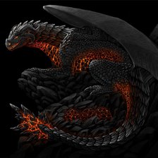 Оригинал схемы вышивки «дракон» (№2295175)