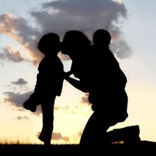 Схема вышивки «Дети»