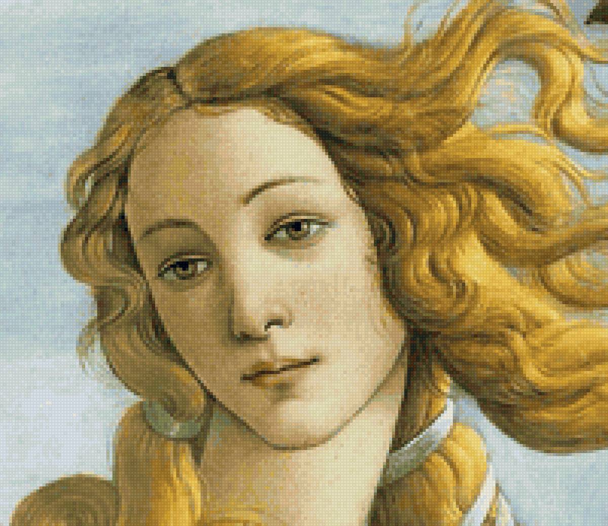 Рождение Венеры - ренессанс, женщина, богиня, венера, боттичелли, искусство - предпросмотр