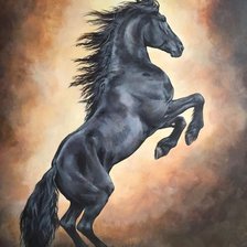 Схема вышивки «Конь»