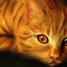 Схема вышивки «кот»