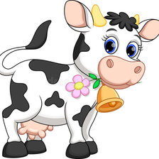 Схема вышивки «КОРОВКА»