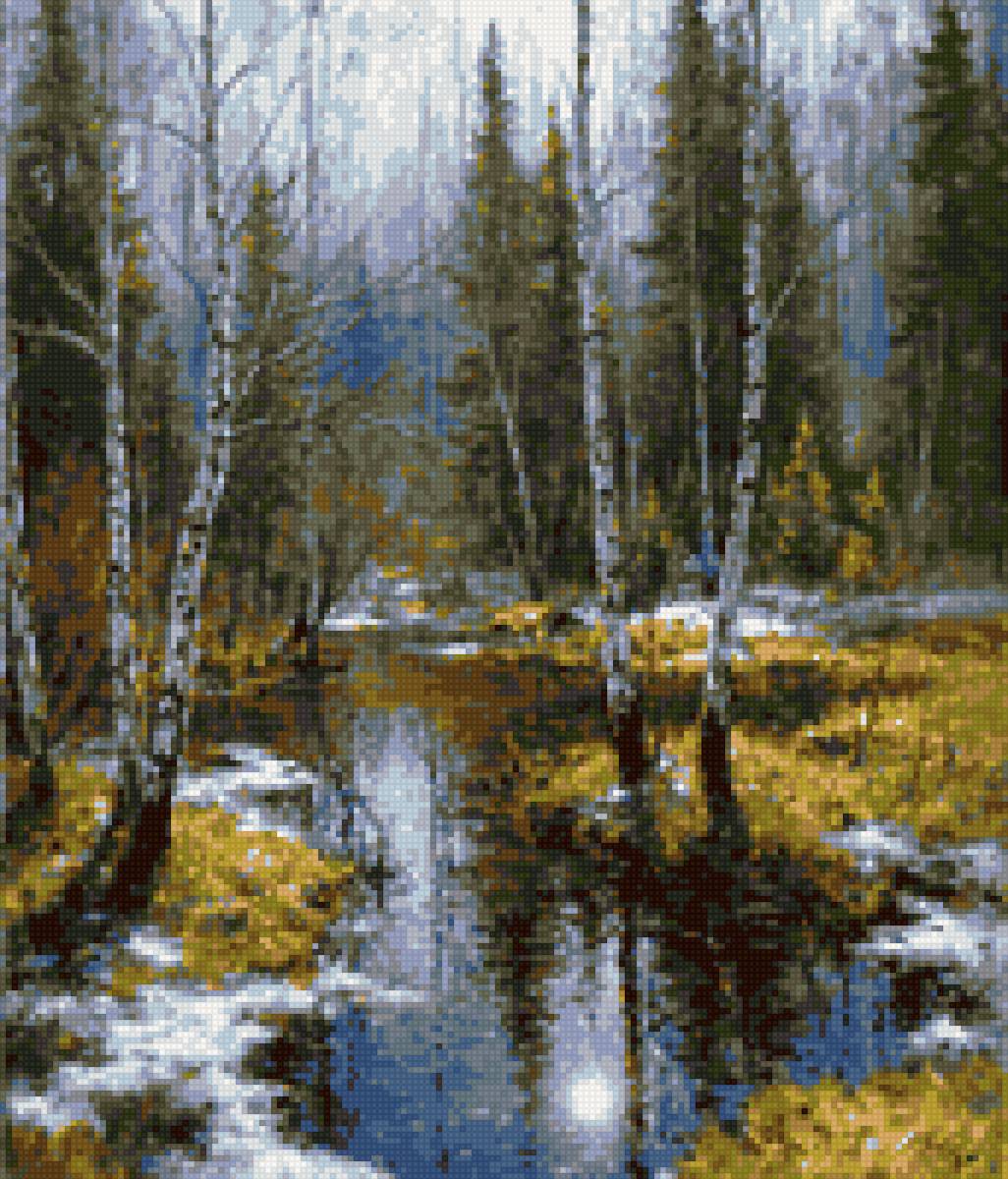 Весенний пейзаж - пейзаж - предпросмотр