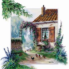 Схема вышивки «Серия рисованных картин 15»