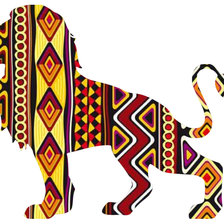 Схема вышивки «лев»