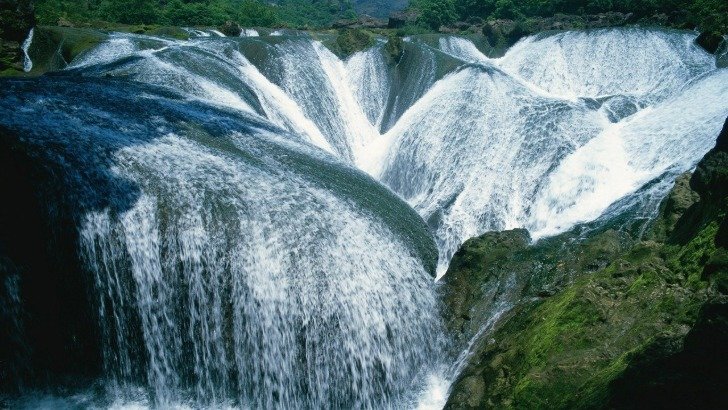 Водопад - пейзаж, вода, природа, водопад - оригинал